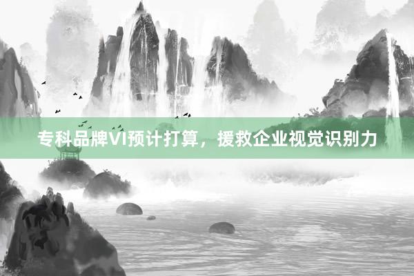 专科品牌VI预计打算，援救企业视觉识别力